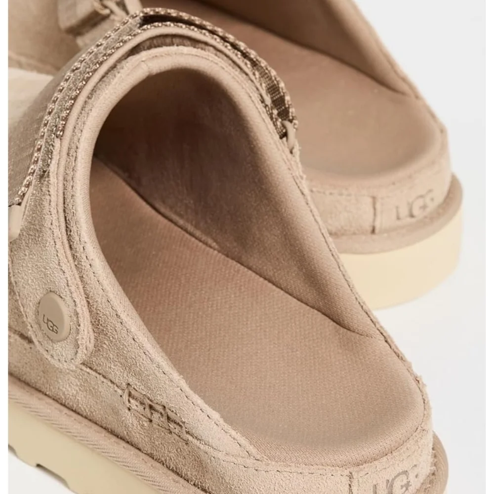 UGG Goldenstar Sand Size 7 Tan Slingback Clogs New In The Box - Picture 5 of 6